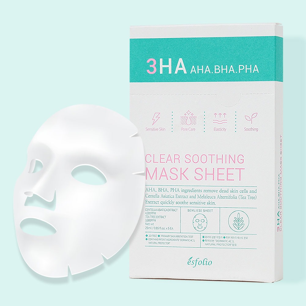 3HA Clear Soothing Sheet Mask