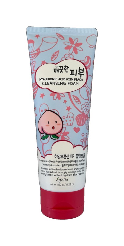 Hyaluronic Acid With Peach Cleansing Foam