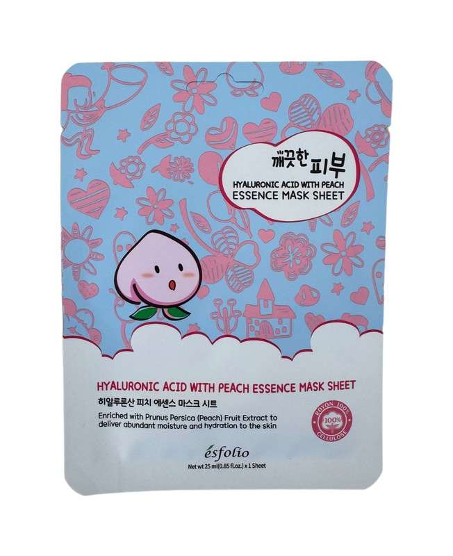 Hyaluronic Acid With Peach Essence Mask Sheet