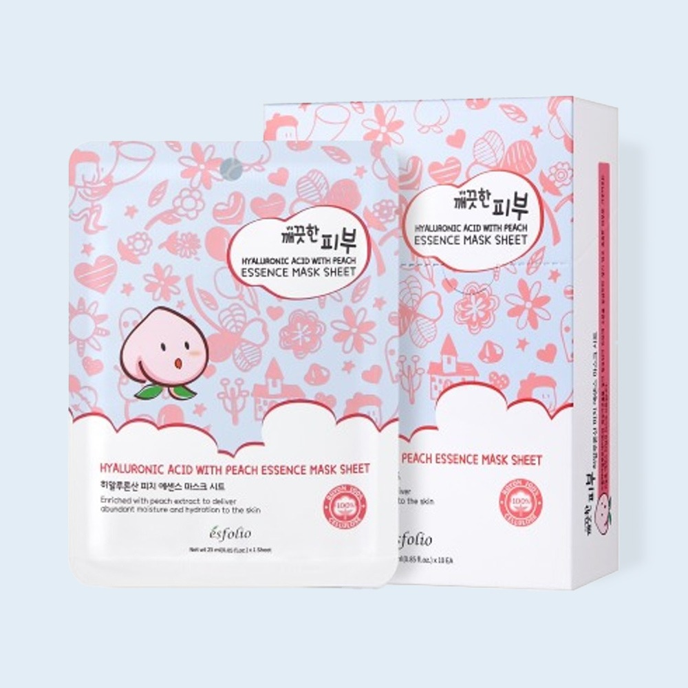 Hyaluronic Acid With Peach Essence Mask Sheet